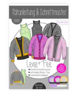 Papierschnittmuster Cardigan Lene + Fee Gr 32 - 58 - Ki-ba-doo