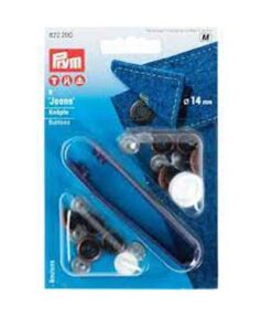 Nähfrei Jeansknöpfe - Lorbeerkranz 14 mm - altkupfer