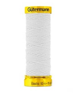 Elastik Nähfaden Gütermann weiss 10 m
