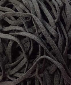 Gummiband 5 mm für Masken - schwarz