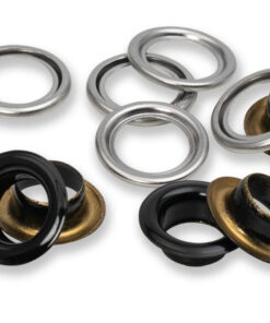 Prym 542541 - Ösen mit Scheiben 11 mm - schwarz
