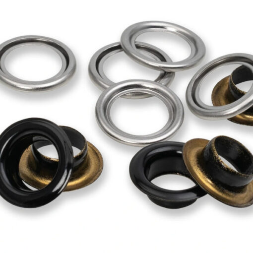 Prym 542541 - Ösen mit Scheiben 11 mm - schwarz