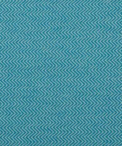 Jacquard Jersey - "Mauro" petrol / weiss