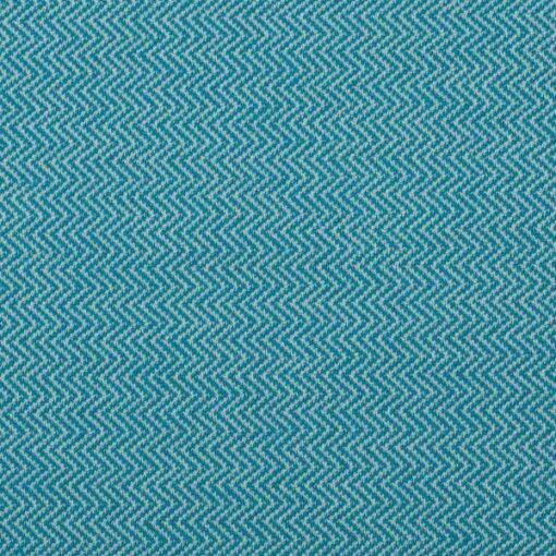 Jacquard Jersey - "Mauro" petrol / weiss