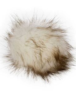 Kunstfellpompon Pro Lana - 12 cm - beige