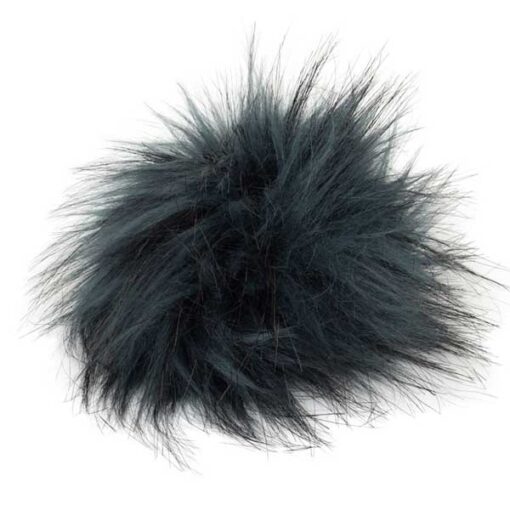 Kunstfellpompon Pro Lana - 12 cm - seablue