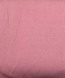 Rippjersey uni - altrosa