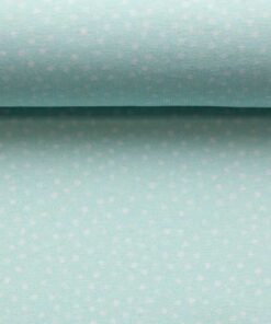 Jersey Baumwolle - "Little Spring" Punkte - mint