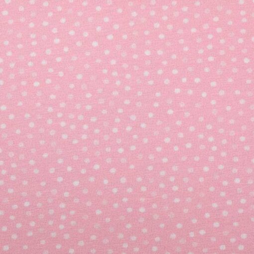 Jersey Baumwolle - "Little Spring" Punkte - rosa