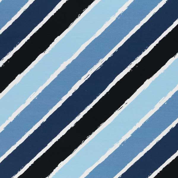 Sommersweat - "Diagonally by lycklig design" - blau