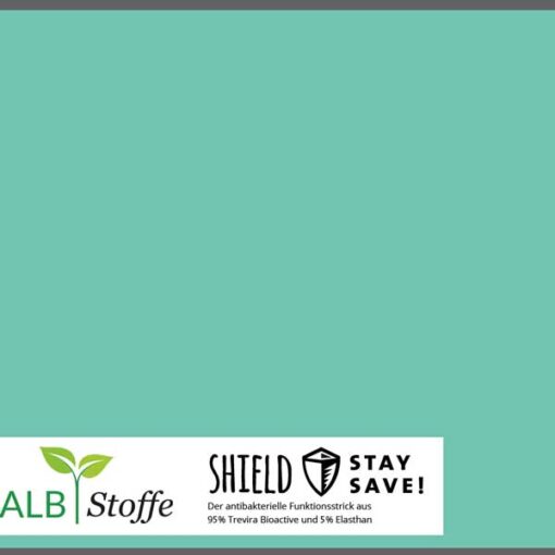 Shield Pro Albstoffe "uni" Hamburger Liebe - mint
