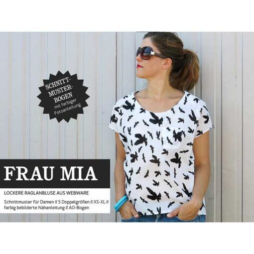 Papierschnittmuster "Frau Mia" Bluse Gr 146- 48 - Studio Schnittreif