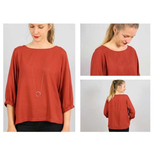 Papierschnittmuster "Frau Holly" weite Bluse Gr 146- 48 - Studio Schnittreif