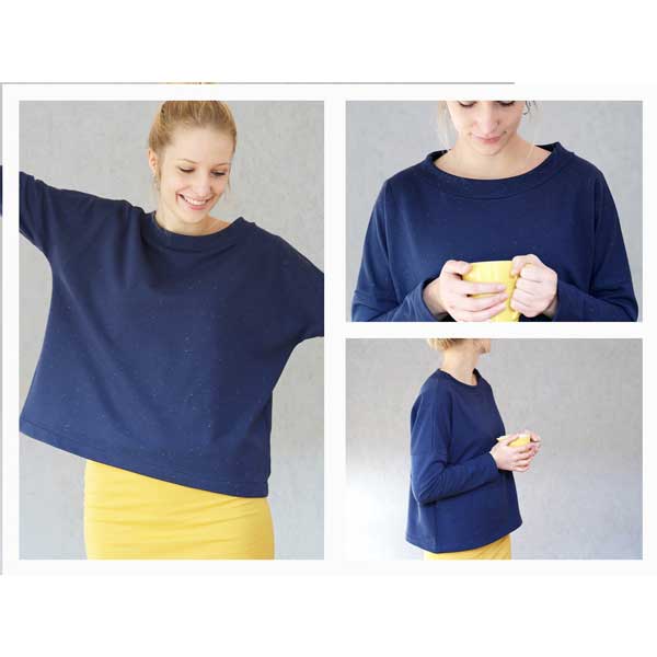 Papierschnittmuster "Frau Isa" oversized Sweater Gr 146- 48 - Studio Schnittreif