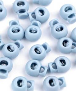 Kordelstopper rund - hellblau
