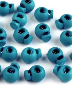Kordelstopper rund - türkis