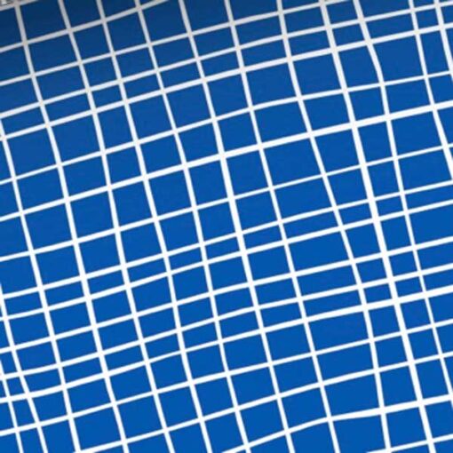 Shield Pro Albstoffe "Grid" Hamburger Liebe - blau / weiss