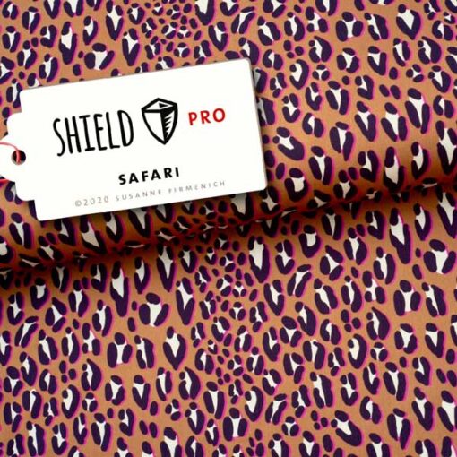 Shield Pro Albstoffe "safari" Hamburger Liebe - braun / bunt