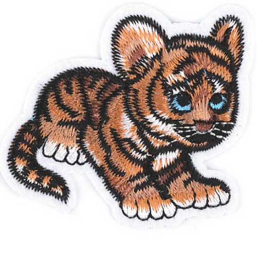 Applikation / Patch - aufbügelbar - Tiger