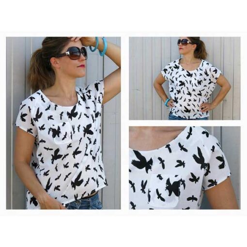Papierschnittmuster "Frau Mia" Bluse Gr 146- 48 - Studio Schnittreif
