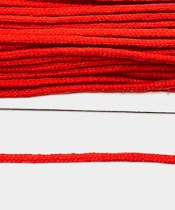 Baumwollkordel 3 mm - rot