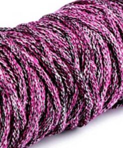 Multicolorkordel 5 mm - lila / rosa