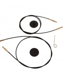 Nadelseil schwarz / gold 40 cm