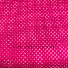 Baumwolle - Minipunkte pink / weiss