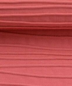 Jersey Baumwolle - "Peru" - Biesen - uni coral