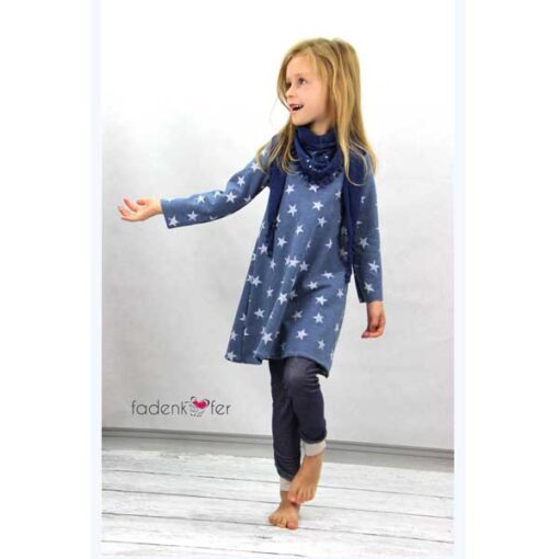 Papierschnittmuster Basic Kleid Gr. 74 - 164 - Fadenkäfer