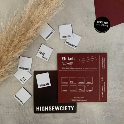 #mehrEtikette - 4.Edition - Highsewsiety