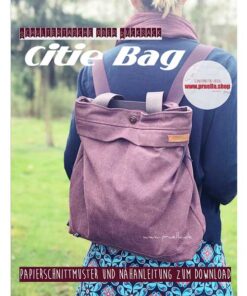 Papierschnittmuster Schultertasche "citie bag" - Prülla
