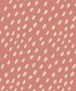 Biojersey Baumwolle - "Scriptlove Dots" Lillestoff - terra