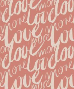 Biojersey Baumwolle - "Scriptlove" Lillestoff - terra