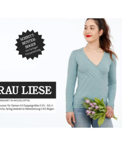 Papierschnittmuster "Frau Liese" Langarmschirt Gr 146 - 52 - Studio Schnittreif