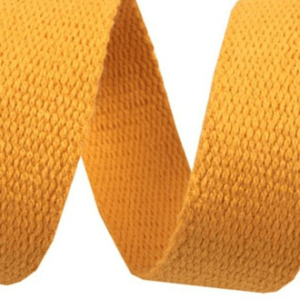 Gurtband 30 mm - senf Baumwolle