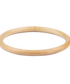 Taschengriffe rund 12 cm Bambus - natur