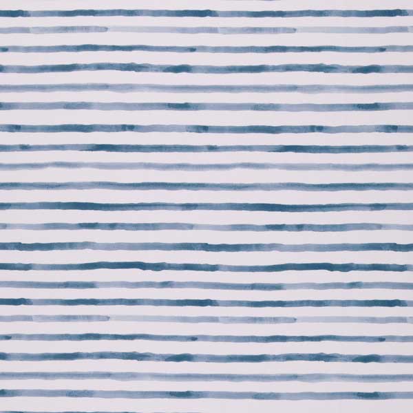 Jersey Baumwolle - "ocean breeze" - Streifen weiss/ blau