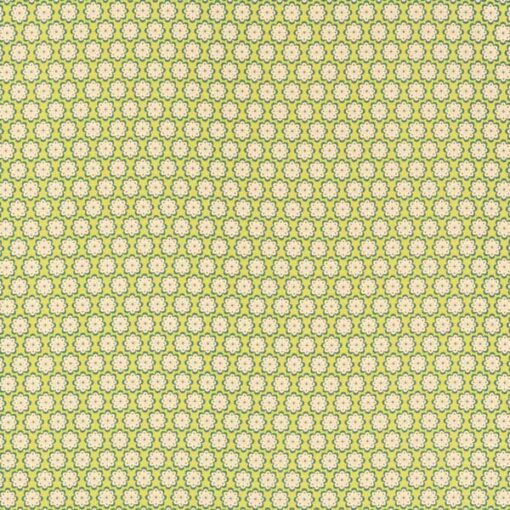 Baumwolle - "Julia 2" Blumen kiwi / bunt