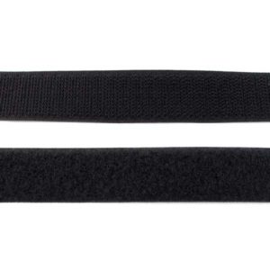Klettband schwarz - selbstklebend 25 mm