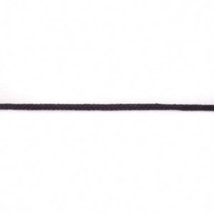 Baumwollkordel 5 mm - schwarz