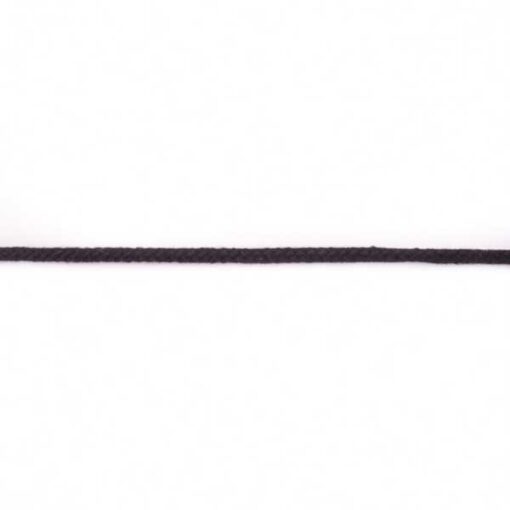 Baumwollkordel 5 mm - schwarz