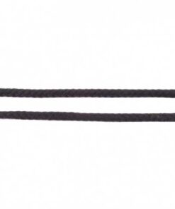 Baumwollkordel 8 mm - schwarz