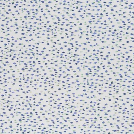 Baumwolljersey "Nautical Baby" Fische - smaragd / blau
