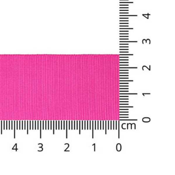 Ripsband 25 mm - pink
