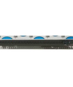Krampenreissverschluss OPTI 5 mm - teilbar  - dunkelgrau 40 cm