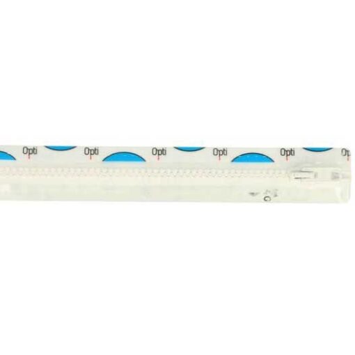 Krampenreissverschluss OPTI 5 mm - teilbar  - wollweiss 55 cm