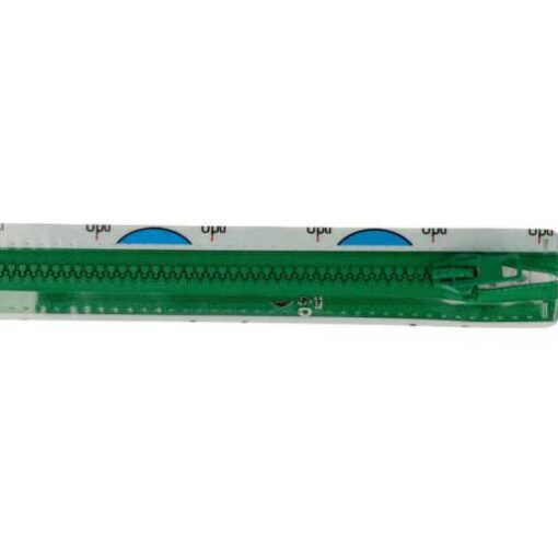Krampenreissverschluss OPTI 5 mm - teilbar  - grassgrün 30 cm