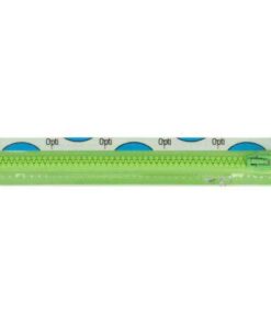 Krampenreissverschluss OPTI 5 mm - teilbar  - hellgrün 30 cm