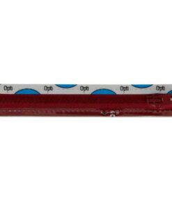 Krampenreissverschluss OPTI 5 mm - teilbar  - weinrot 40 cm